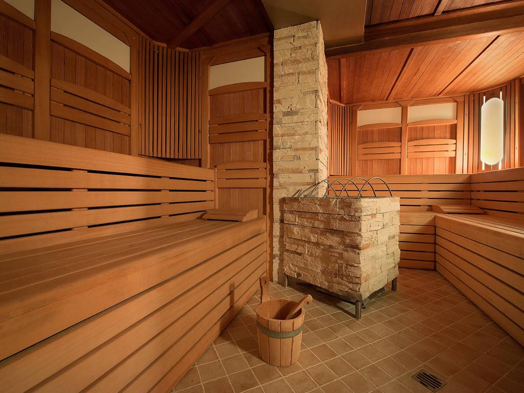 Sauna del centro benessere Baita MOntana a Livigno
